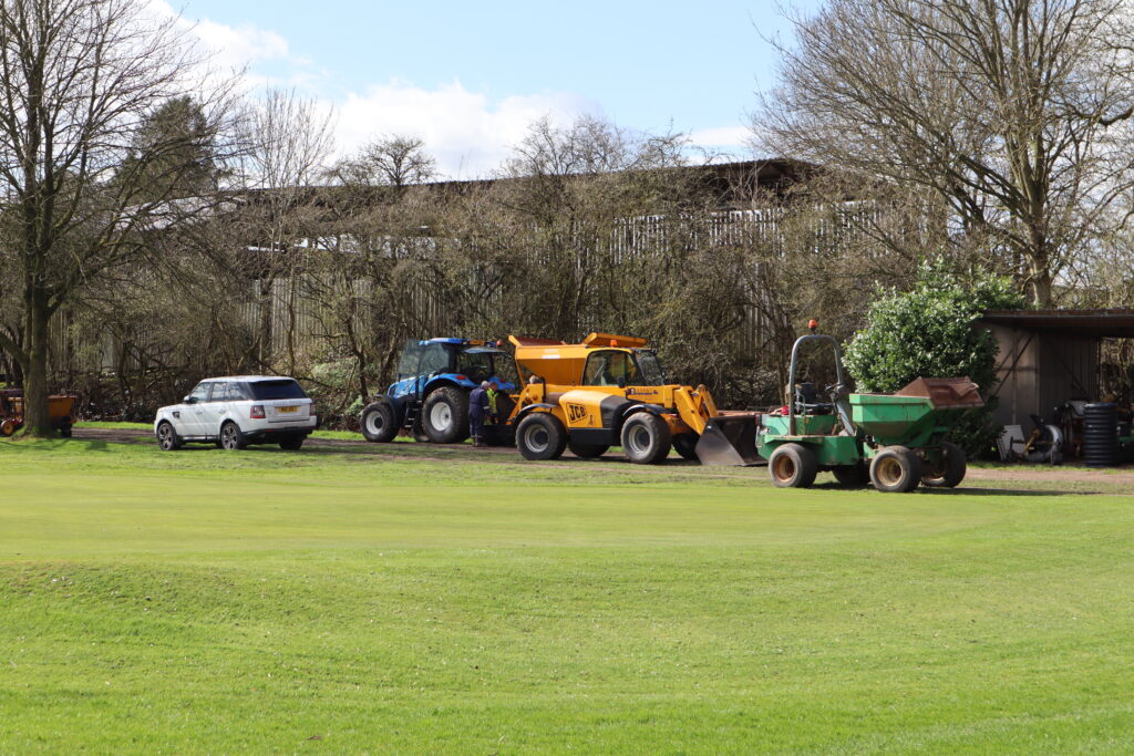 Flixton Golf Course March Course VLOG - Heavy Machinery