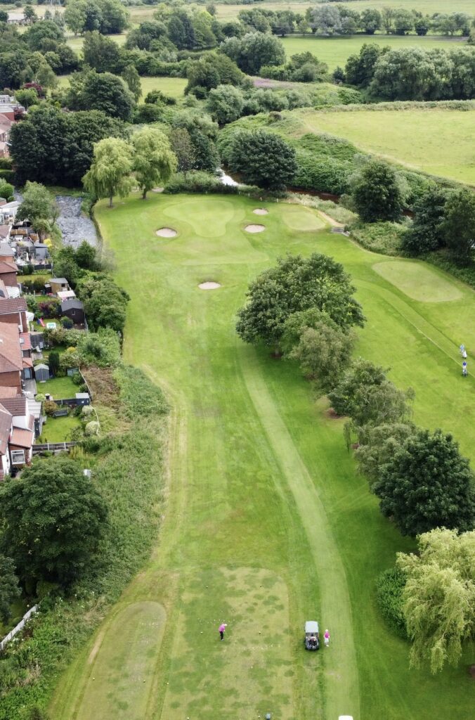 Flixton Golf 6th Hole Birds Eye View