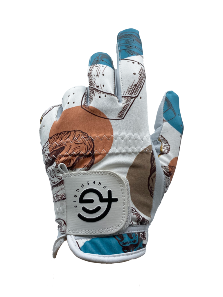 Best Golf Patterned Glove? Donuts and coffee design golf glove