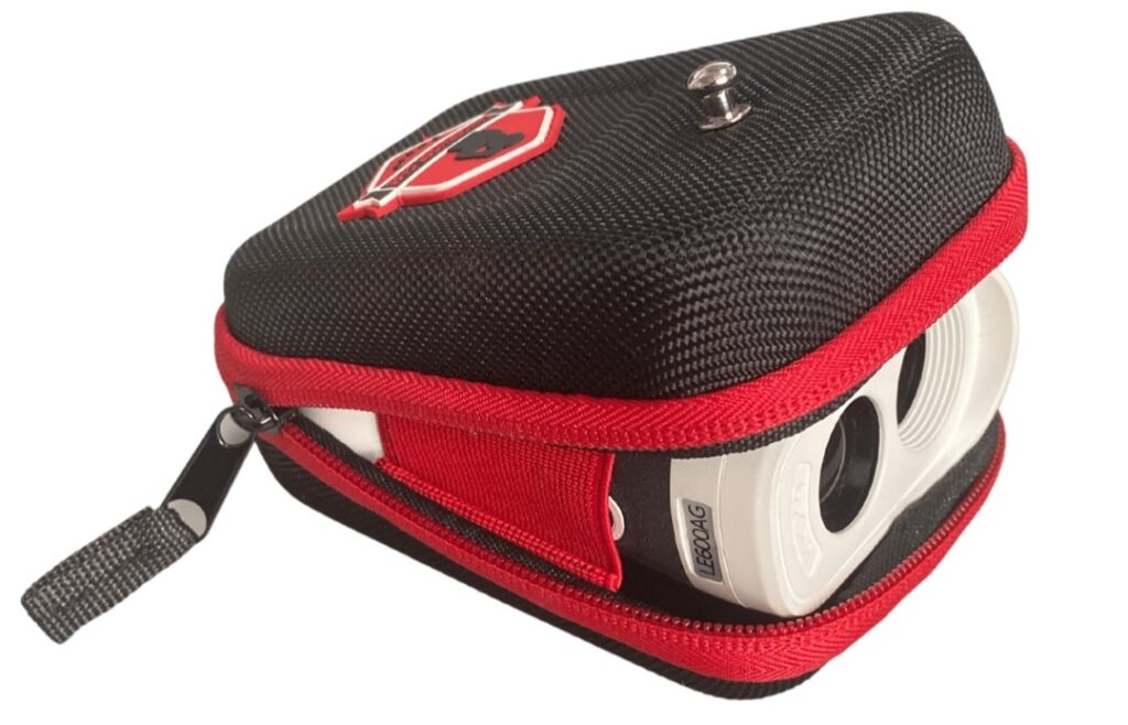 PeakPulse Rangefinder in the BOBLOV Golf Rangefinder Case