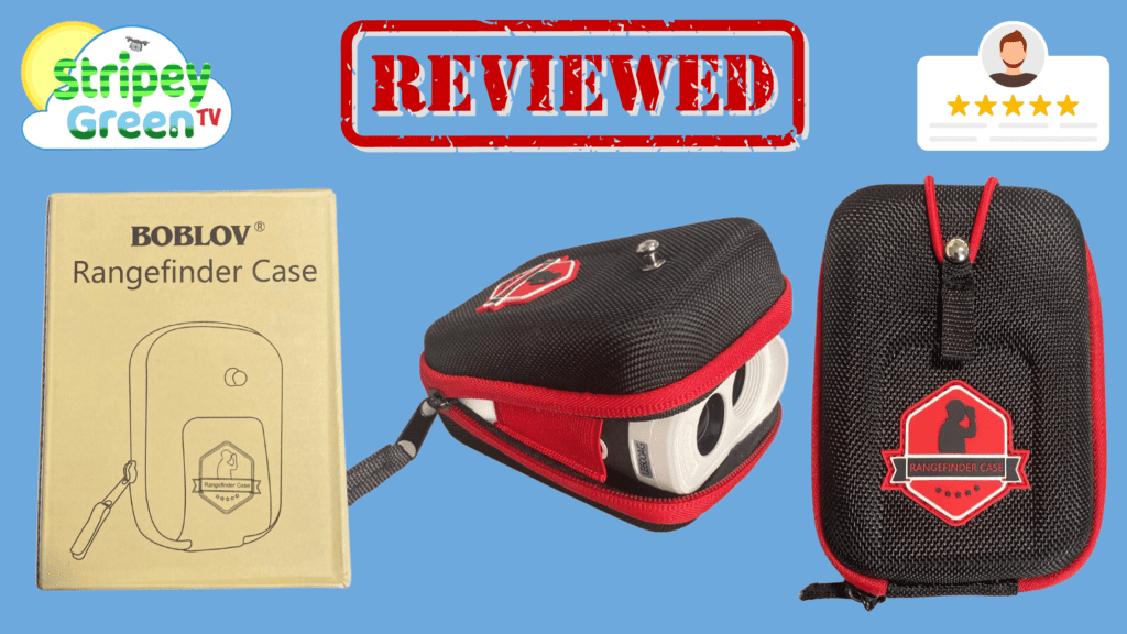 Product Review - BOBLOV Golf Rangefinder Case - Stripey Green TV