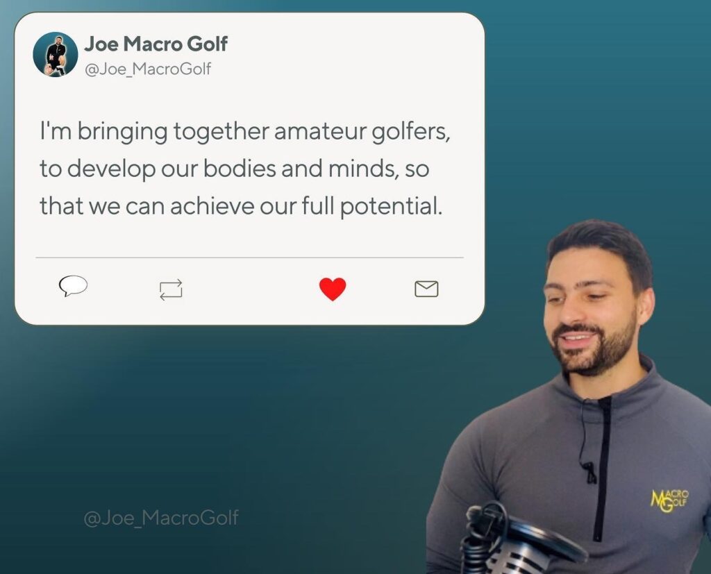 Macro Golf bringing amateur golfers together to make them fit for golf