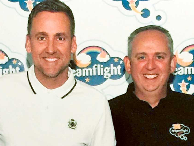 Ian Poulter pictured with Brother Danny