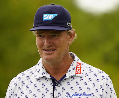 Ernie Els (RSA) during the 2nd round at the Alfred Dunhill Championship at Leopard Creek Golf Club, Malelane, Mpumalanga, South Africa.