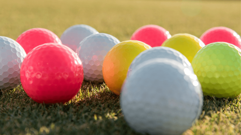 How Different Golf Ball Colours Impact Visual Perception