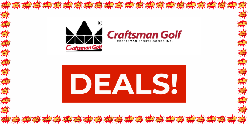 Craftsman Golf Discount Codes, Latest Deals and Golf Offers
