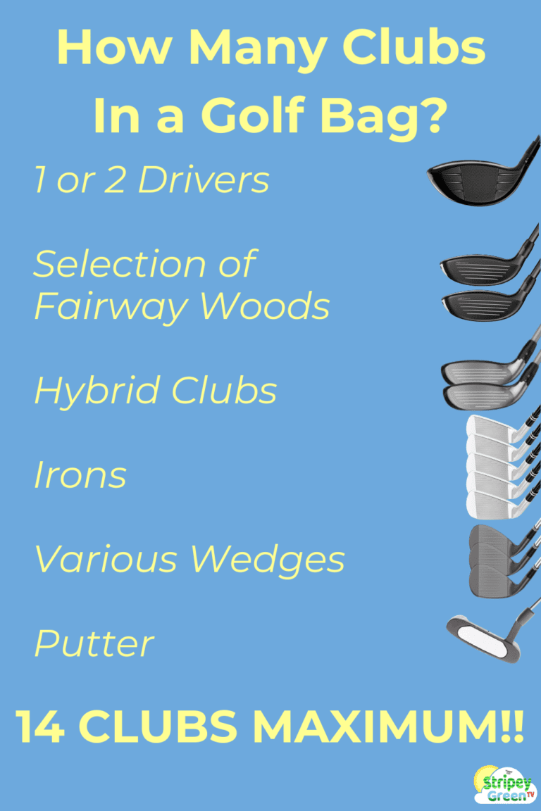How Many Golf Clubs Allowed or Needed in Your Bag? Stripey Green TV