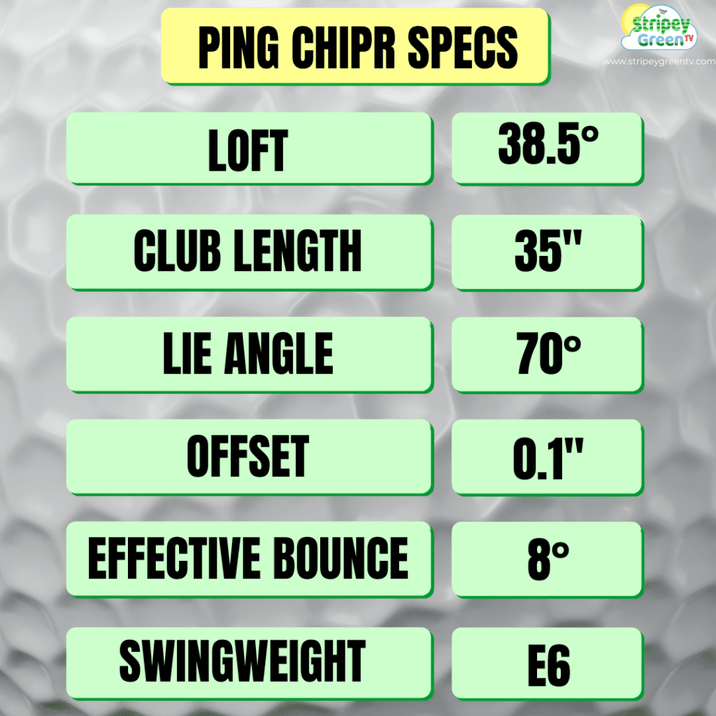 Ping ChipR Specifications