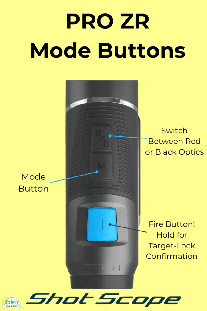 Shot Scope PRO ZR Mode Buttons