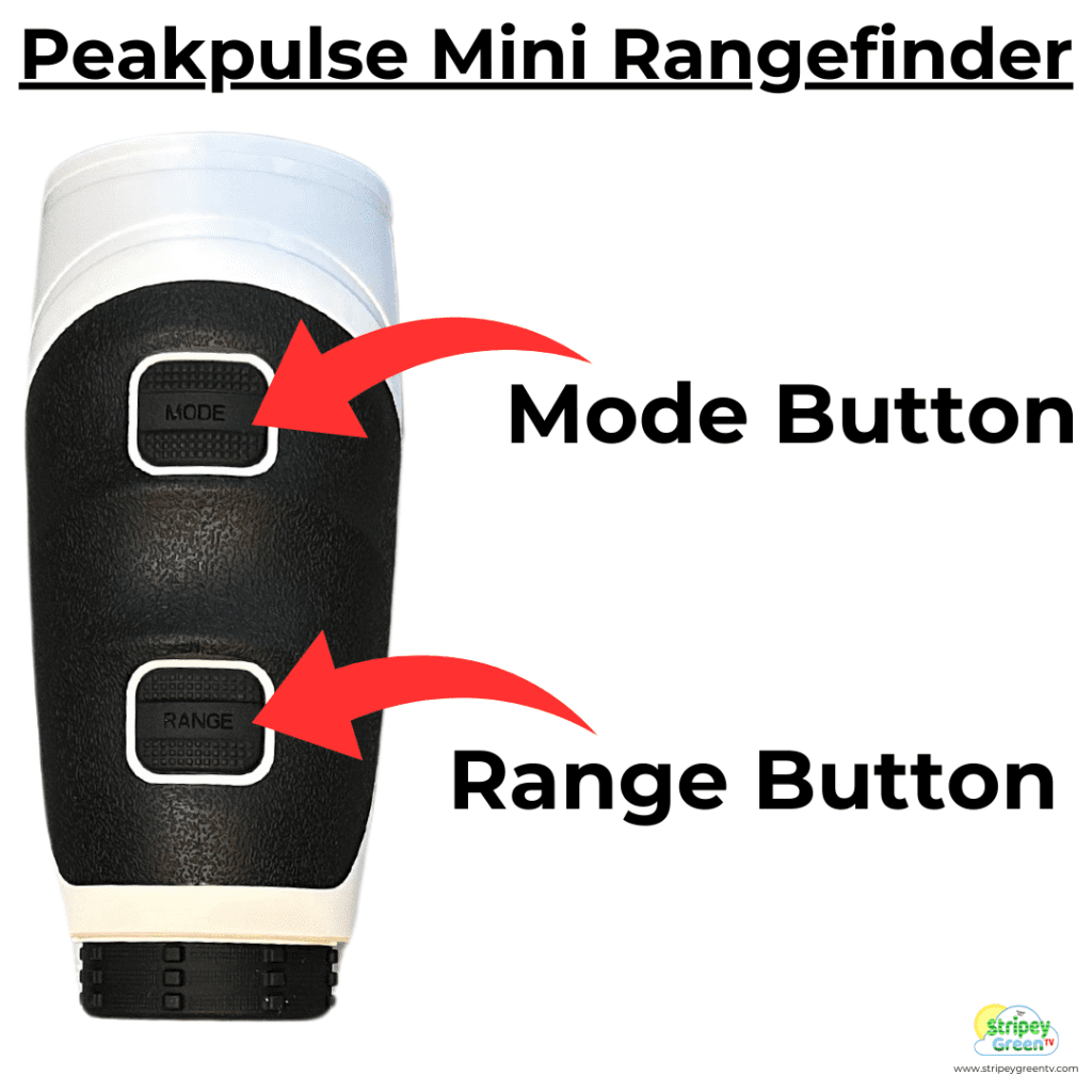 Peakpulse Mini Rangefinder Button Layout