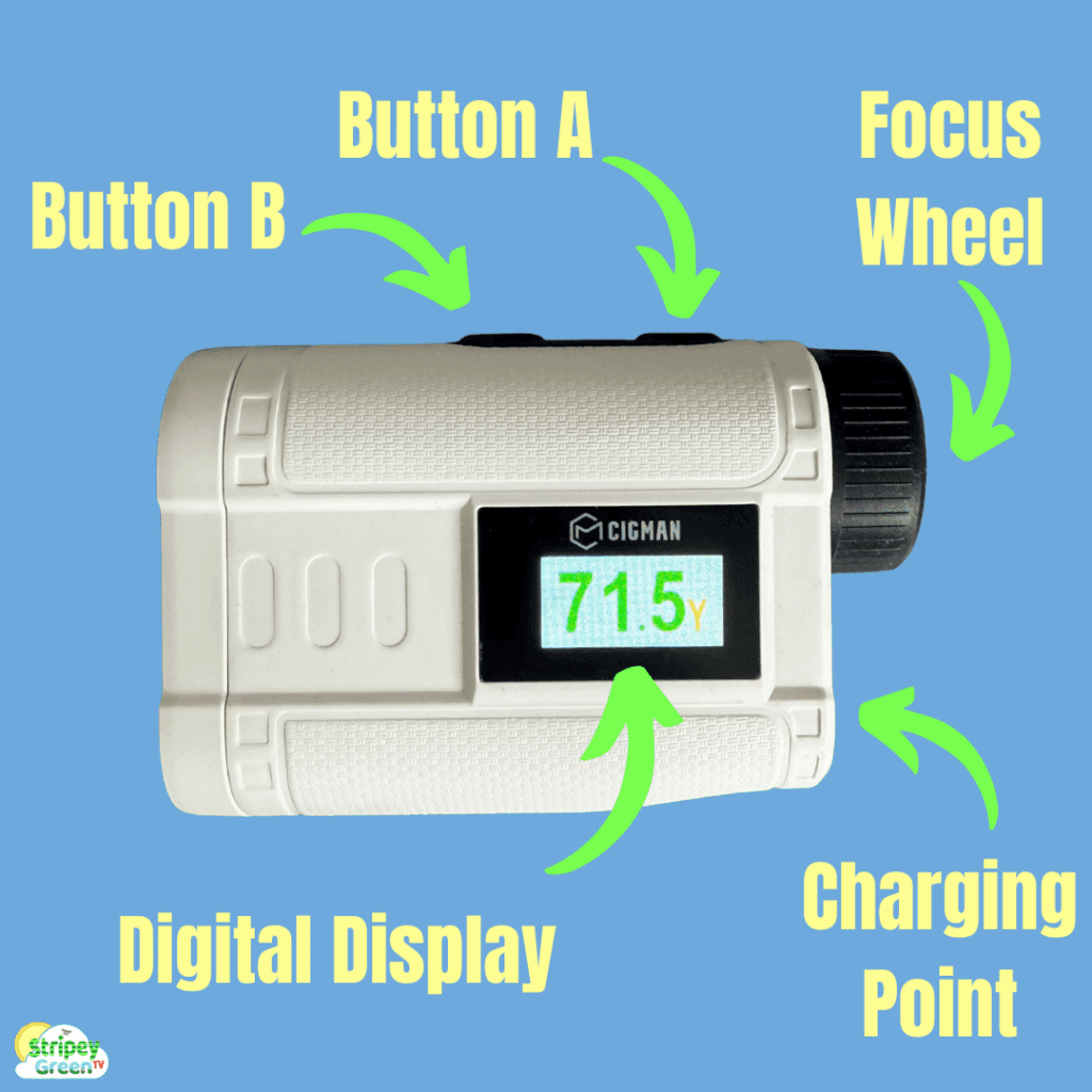 How to use the CIGMAN CT-1200 Golf Rangefinder